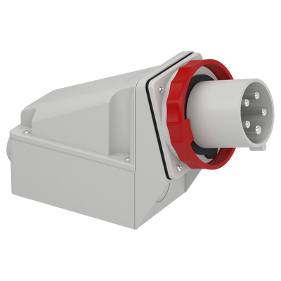 Spina fissa BT da parete IP67 63A 380V 3P+N+T