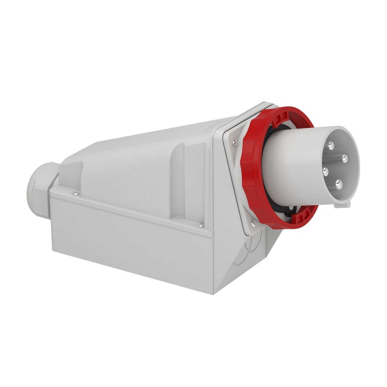 Spina fissa BT da parete IP67 125A 380V 3P+T – Immagine 3 di 5