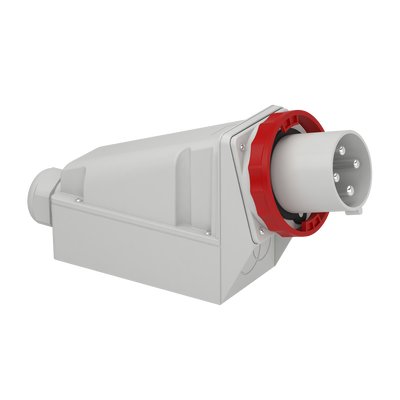 Spina fissa BT da parete IP67 125A 380V 3P+T
