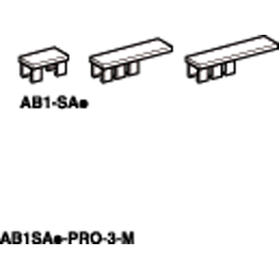 Clip di siglatura ad aggancio vuoti - 4,5 x 8.3 mm - Per morsettiera - [prezzo per 1000 pz]