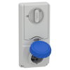 Presa da incasso interbloccata con fusibile Unika IP65 16A 220V 2P+T
