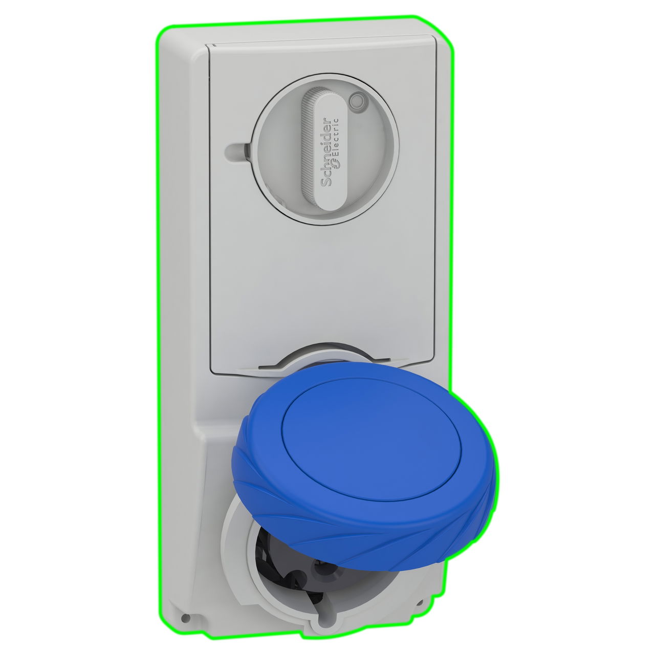 Presa da incasso interbloccata con fusibile Unika IP65 32A 220V 2P+T – Immagine 3 di 5