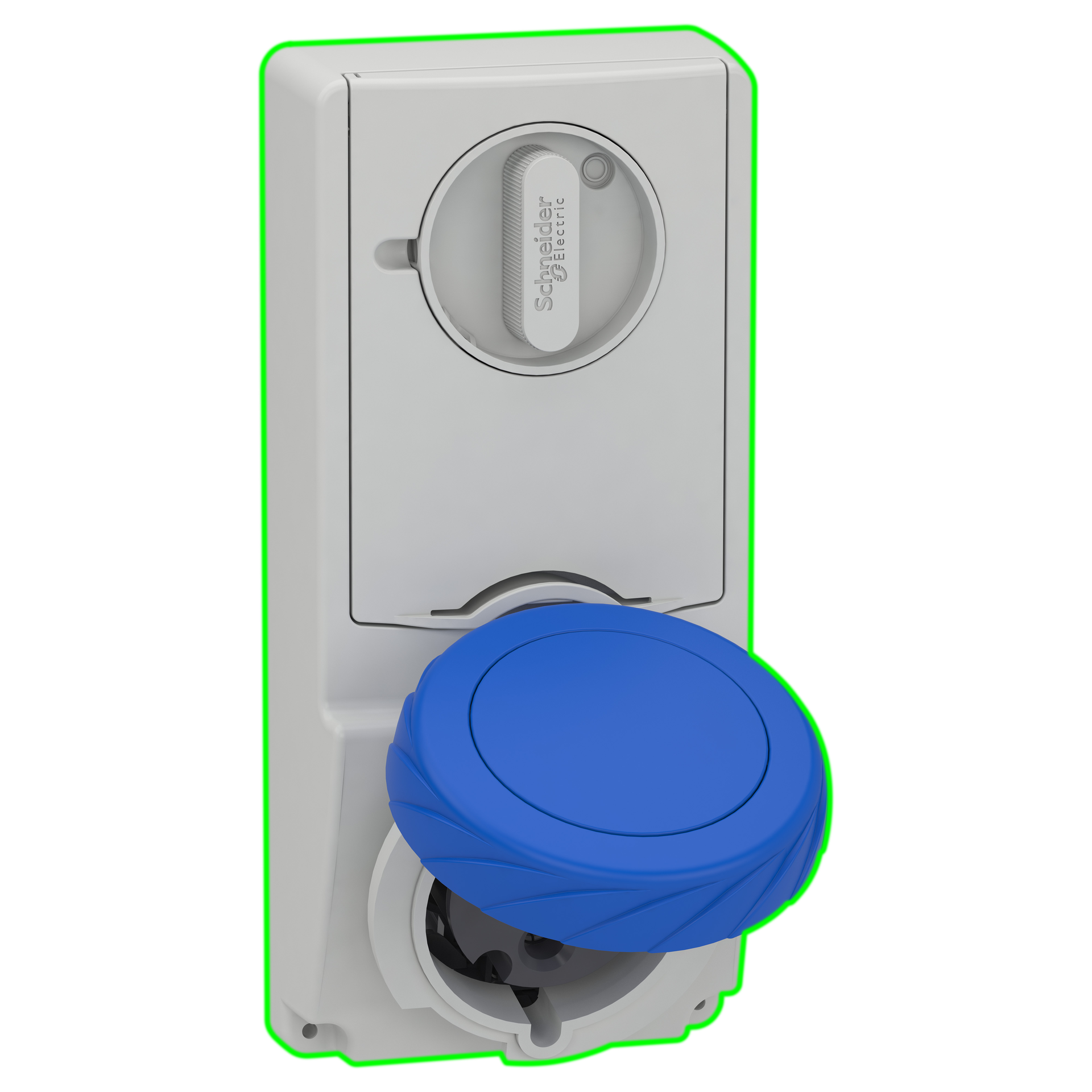Presa da incasso interbloccata con fusibile Unika IP65 32A 220V 2P+T