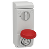Presa da parete interbloccata Unika IP65 16A 380V 3P+N+T