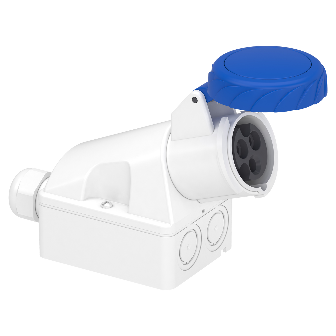 Presa fissa BT da parete IP67 16A 220V 2P+T