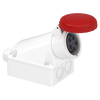 Presa fissa BT da parete IP67 16A 380V 3P+N+T