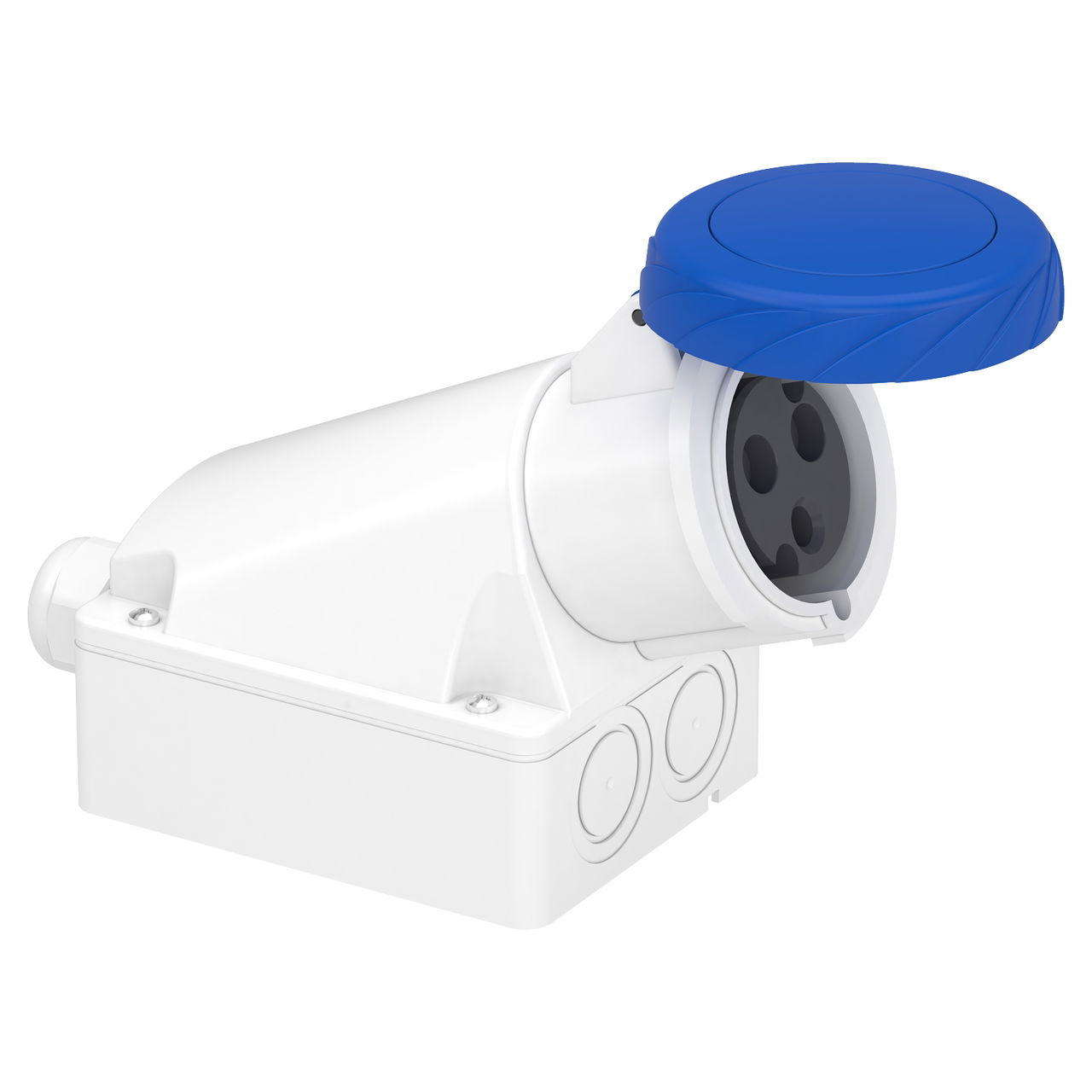 Presa fissa BT da parete IP67 32A 220V 2P+T – Immagine 3 di 5