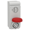 Presa incasso interbloccata Unika IP65 32A 380V 3P+T per container