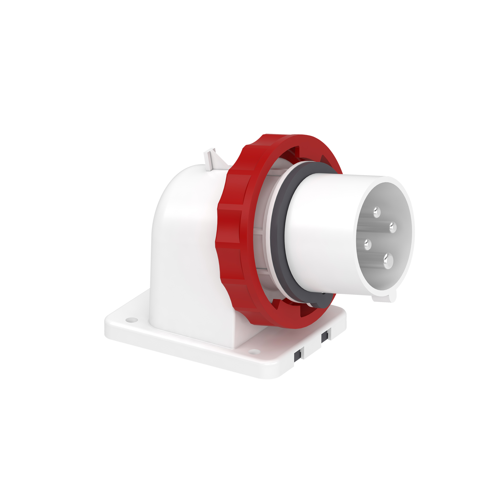 Spina fissa BT da incasso IP67 16A 380V 3P+T