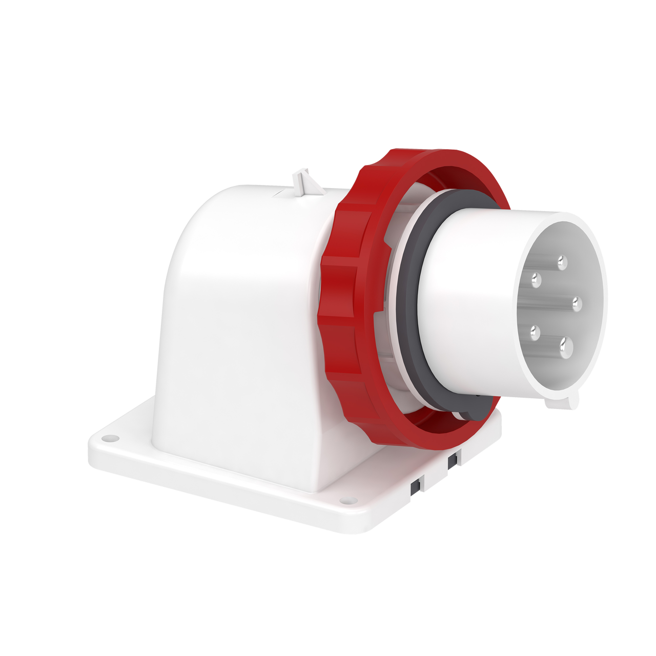 Spina fissa BT da incasso IP67 16A 380V 3P+N+T
