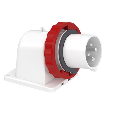 Spina fissa BT da incasso IP67 32A 380V 3P+T