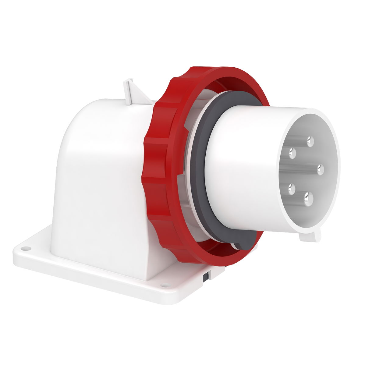 Spina fissa BT da incasso IP67 32A 380V 3P+N+T – Immagine 3 di 5