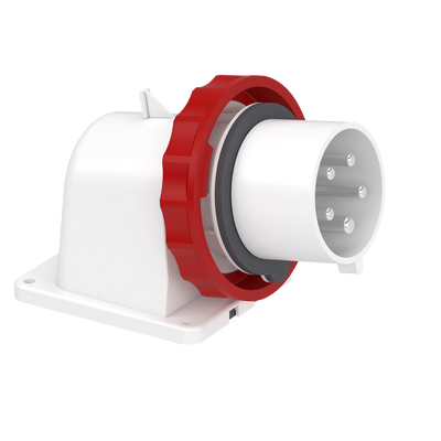 Spina fissa BT da incasso IP67 32A 380V 3P+N+T
