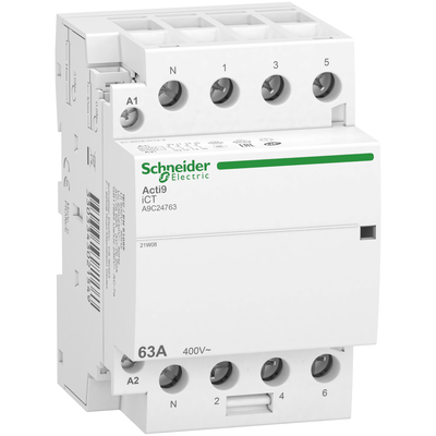 Contattore iCT 4NA 63A comando 230÷240Vca 3P+N
