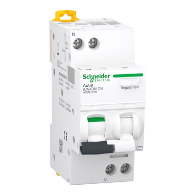 Interruttore magnetotermico differenziale iCV40N 1P+N C 6A 30mA Tipo AC