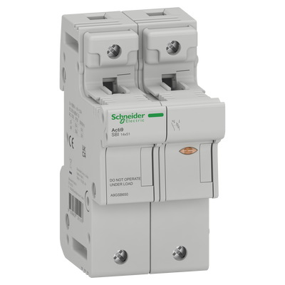 Sezionatore Acti9 SBI, 1P+N, 50 A, per fusibile 14 x 51 mm