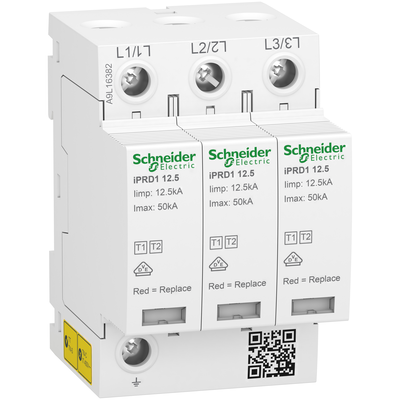 SPD Acti9 iPRD1 12.5, 3 P, 350 V, con segnalazione remota