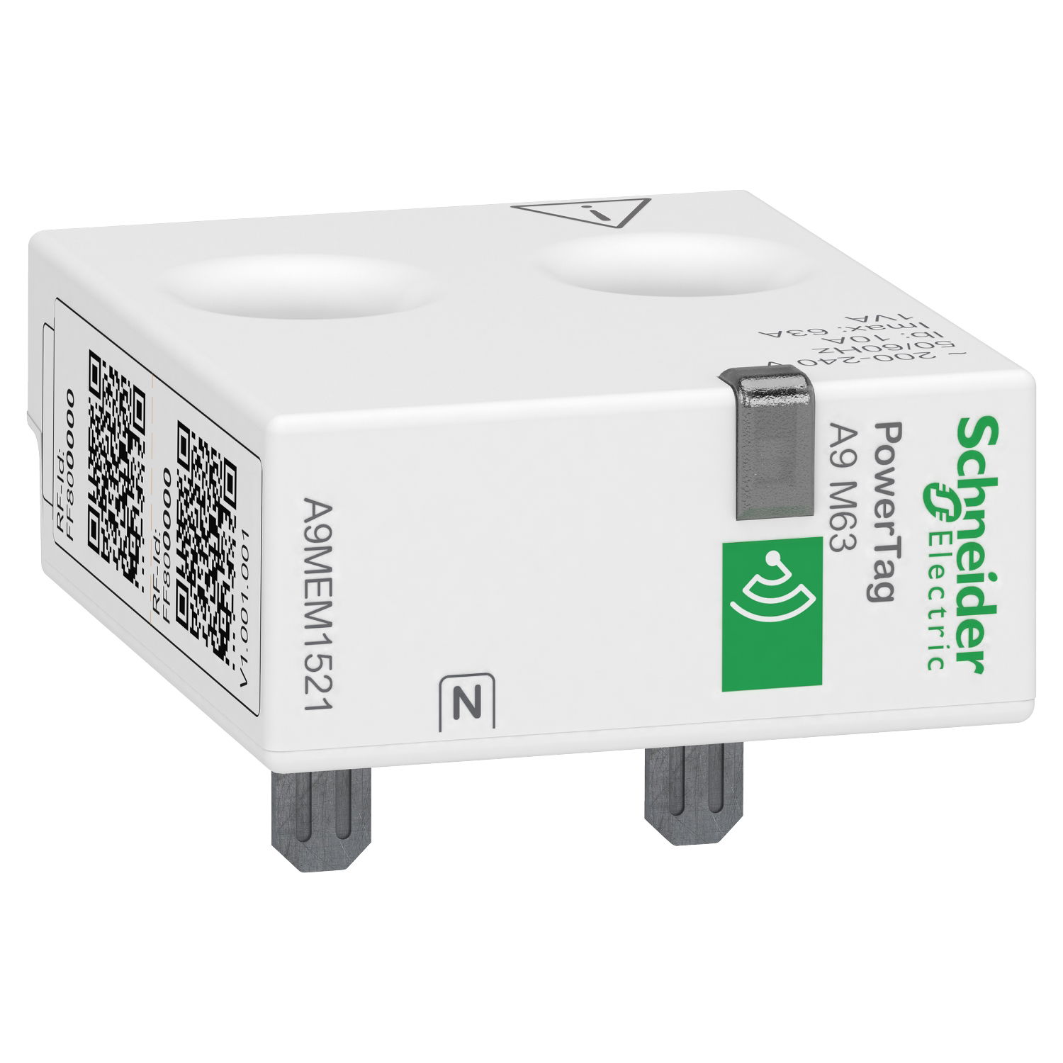 Acti 9 - PowerTag - 1P+N - Sensore di monitoraggio 63A - monte – Immagine 3 di 8