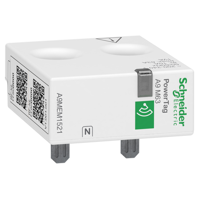 Acti 9 - PowerTag - 1P+N - Sensore di monitoraggio 63A - monte