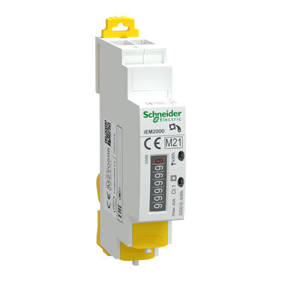 Contatore energia iEM2000 - 1P+N - inserzione diretta 40A - con visualizzatore