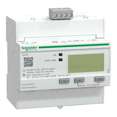 Contatore energia iEM3250 - 3P+N - inserzione con TA - Modbus