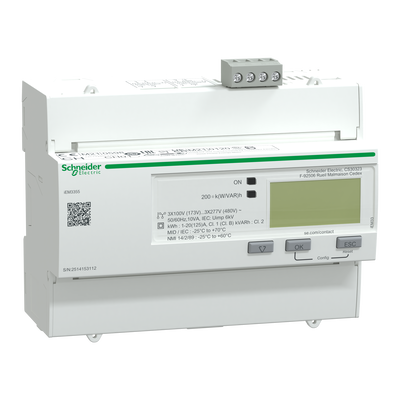 Contatore energia iEM3355 - 3P+N inserzione diretta 125A - Modbus, 1DI+1DO- MID