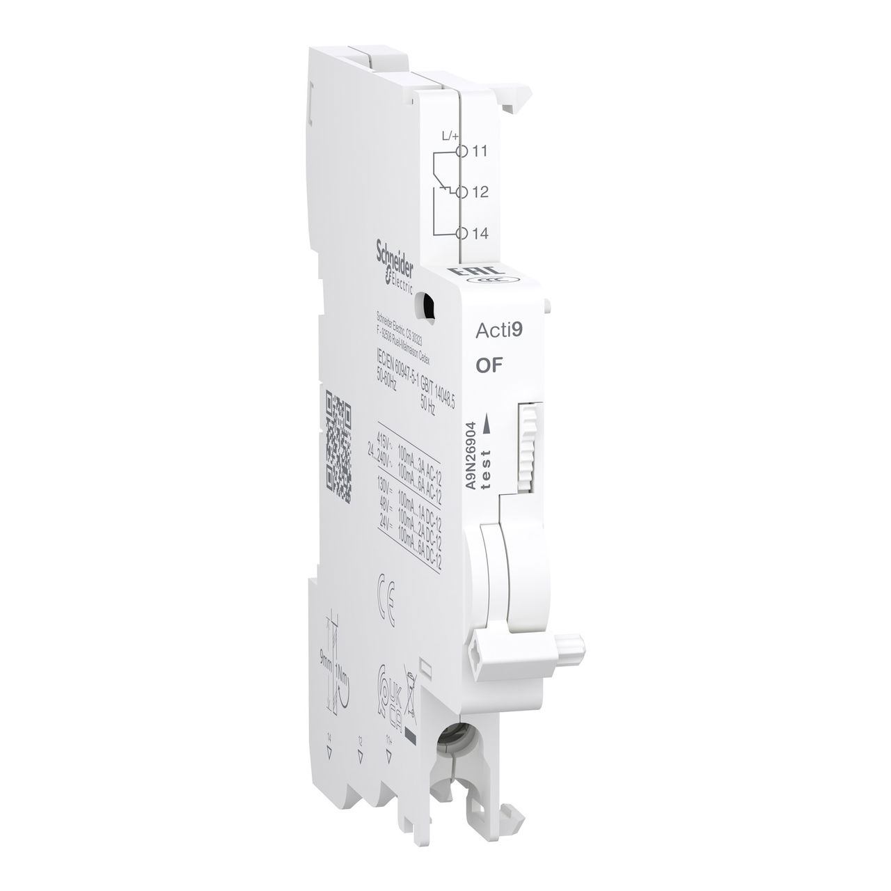 Contatto ausiliario Acti9 OF per C120, C60H-DC, C60PV-DC, C60NA-DC, SW60-DC – Immagine 3 di 4