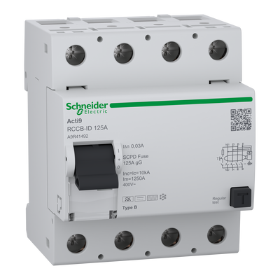 Interruttore differenziale ID 4P 125A 30mA Tipo B