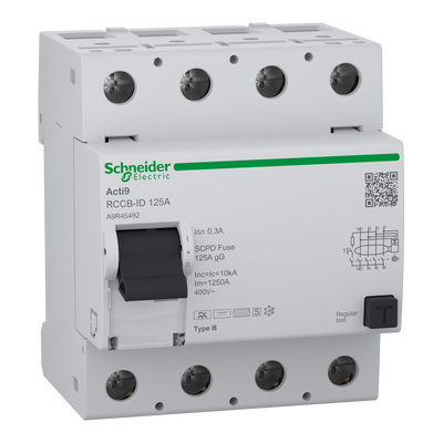 Interruttore differenziale ID 4P 125A 300mA Tipo B selettivo