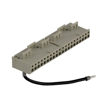 Accessorio sottobase connessione - Morsettiera ad aggancio - 20 terminali a vite – Immagine 2 di 3