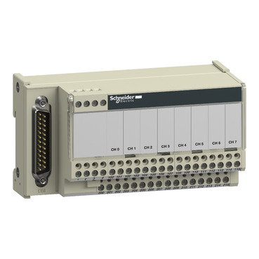 Sottobase connessione ABE7 - Per la distribuzione di 8 canali analogici – Immagine 2 di 3