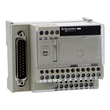Sottobase di connessione , Modicon Telefast ABE 7, distribuzione di 4 canali analogici di uscita – Immagine 2 di 3