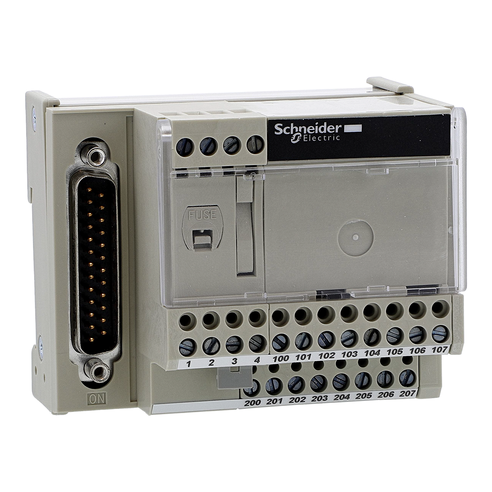 Sottobase di connessione , Modicon Telefast ABE 7, distribuzione di 4 canali analogici di uscita