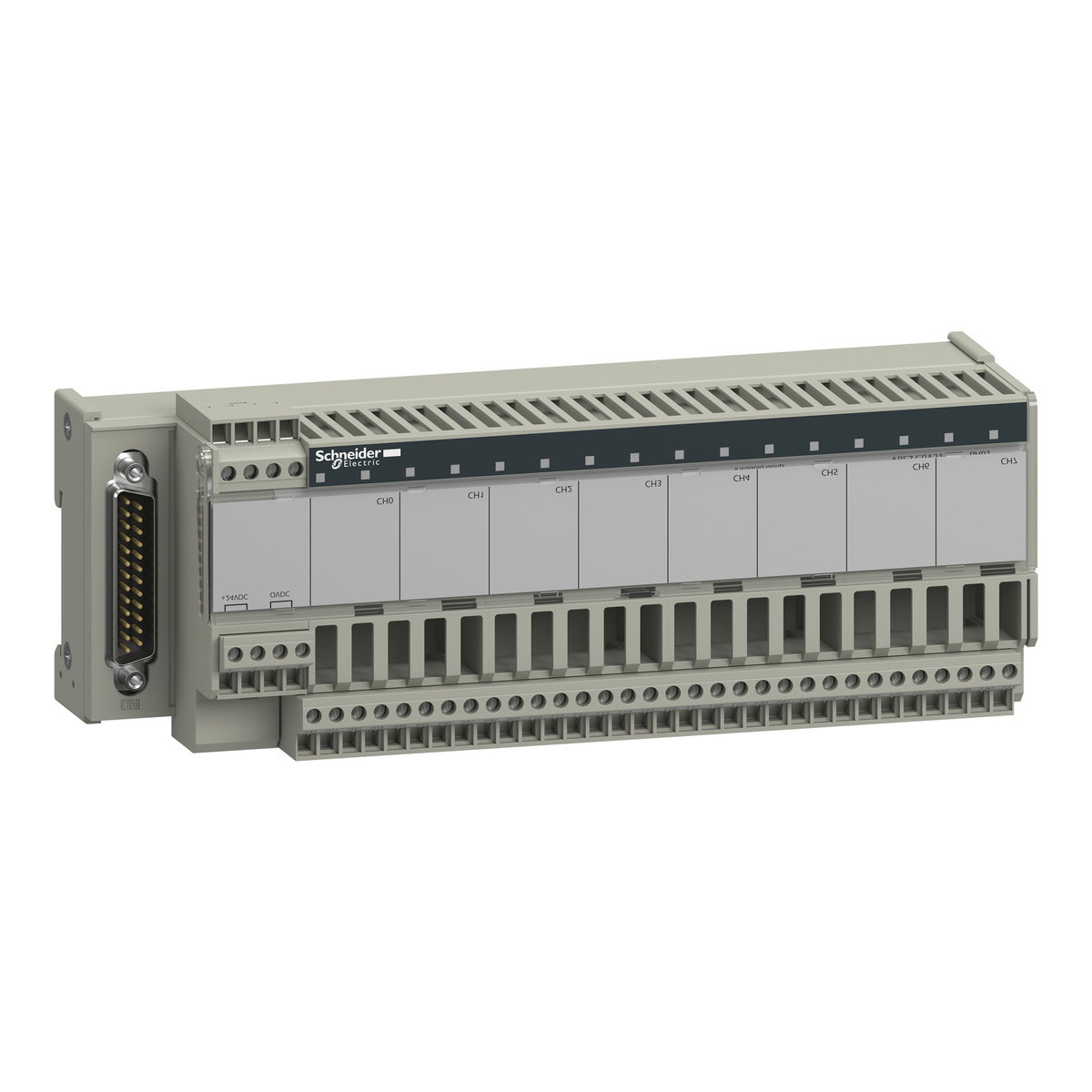 Sottobase connessione ABE7 - Per distribuzione di 8 canali di ingresso analogici – Immagine 3 di 3