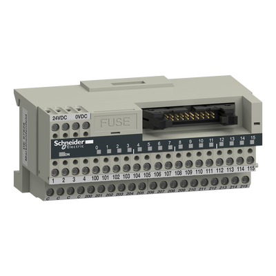 Sottobase di connessione passiva ABE7 - 16 input o output - LED