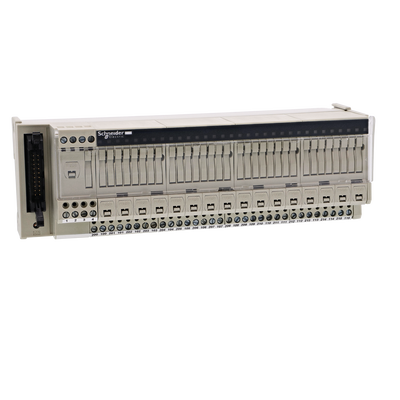 Sottobase di connessione passiva ABE7 - 16 output - Fusibili - LED - Isolatore