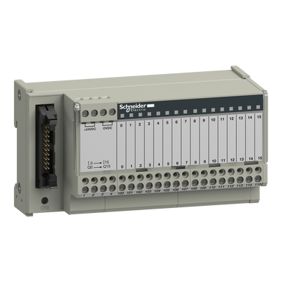 Sottobase di connessione passiva ABE7 - 16 input o output - LED