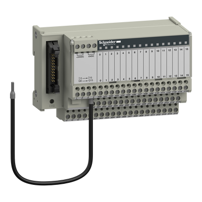 Sottobase di connessione passiva ABE7 - 16 input o output - LED