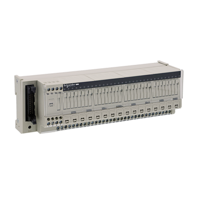 Sottobase di connessione passiva ABE7 - 16 input - Fusibili - LED - Isolatore