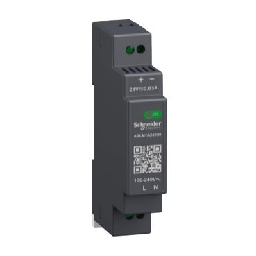 Alimentatori switching, 100-240 V AC, 24 V 0.6 A, monofase, Modulare – Immagine 2 di 3
