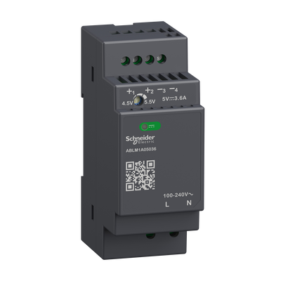 Alimentatori switching, 100-240 V AC, 5 V 3.6 A, monofase, Modulare