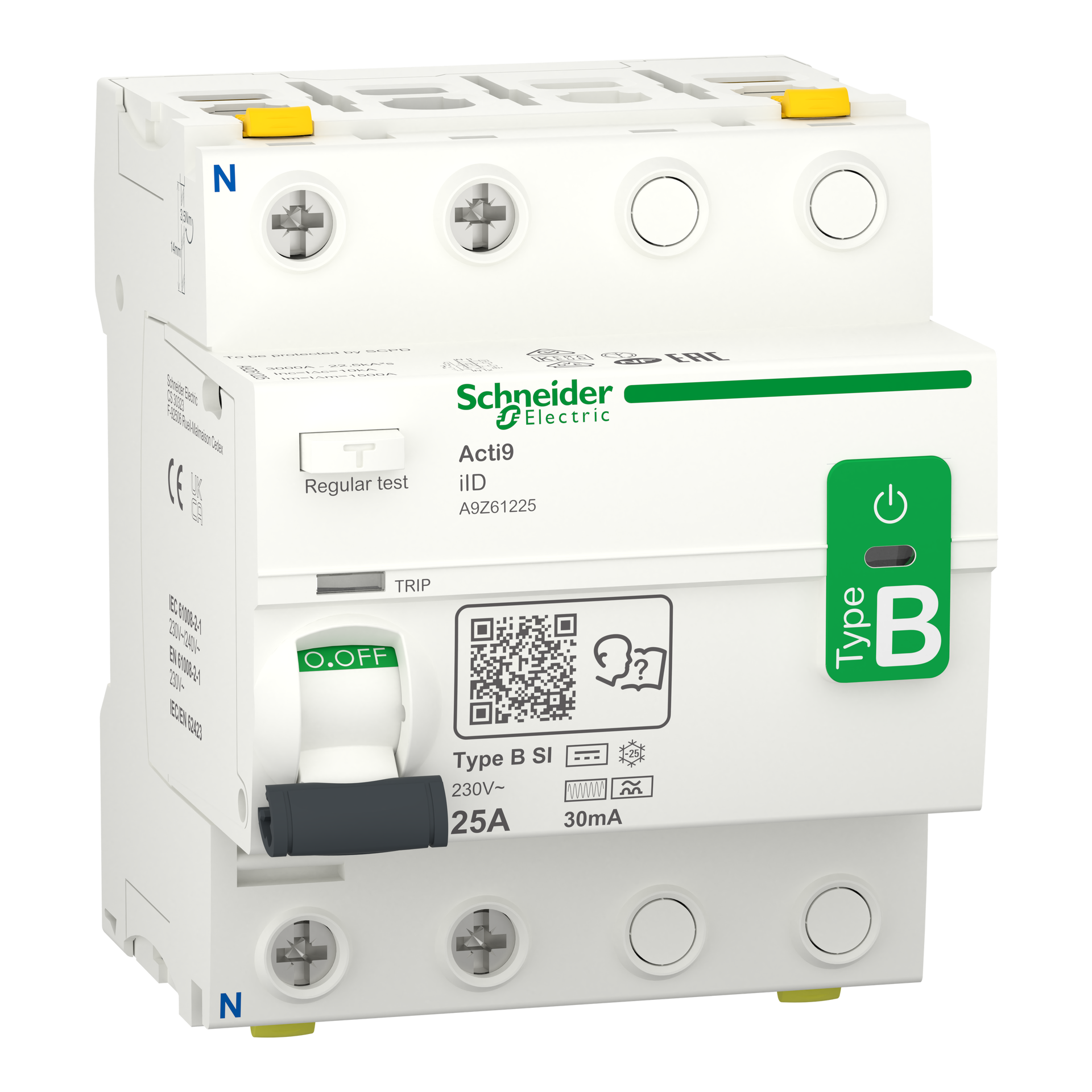 Interruttore differenziale iID B-SI 2P 25A 30mA