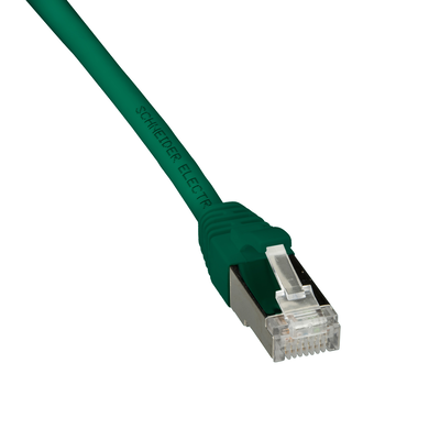 Patch cord, Actassi, Category 6A, S/FTP, LSZH, 5 m, verde