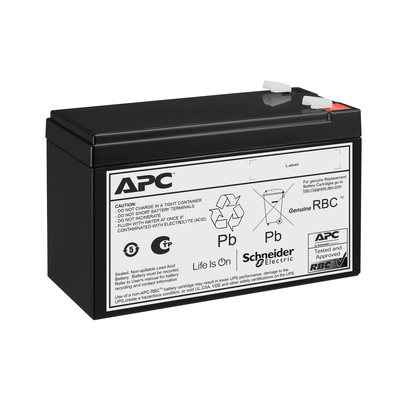 Cartuccia batteria di ricambio APC, VRLA, 7 Ah, 12 V DC, garanzia di 2 anni