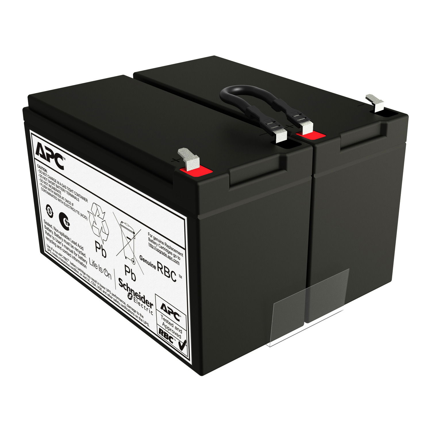 Cartuccia batteria di ricambio APC, VRLA, 7 Ah, 24 V CC, garanzia di 2 anni – Immagine 3 di 4