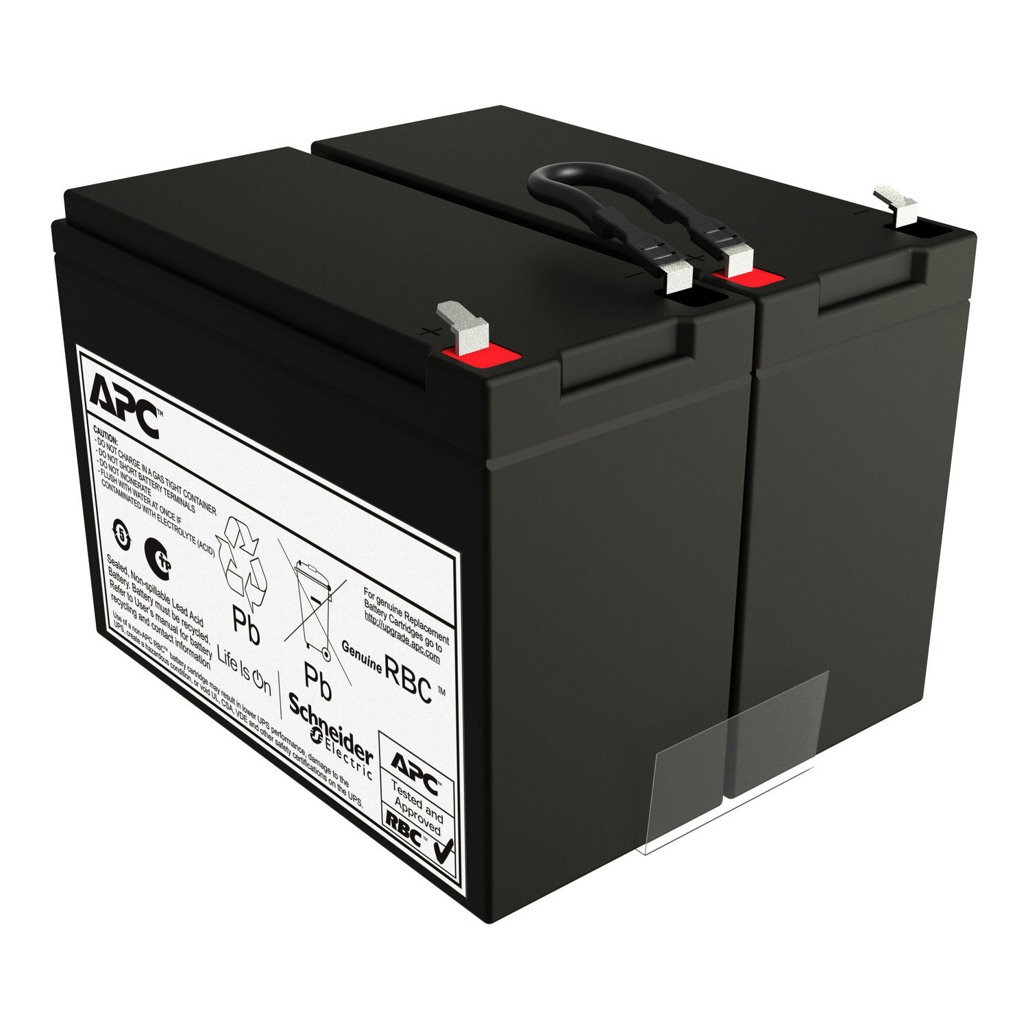 Cartuccia batteria di ricambio APC, VRLA, 10 Ah, 24 V CC, garanzia di 2 anni – Immagine 3 di 4