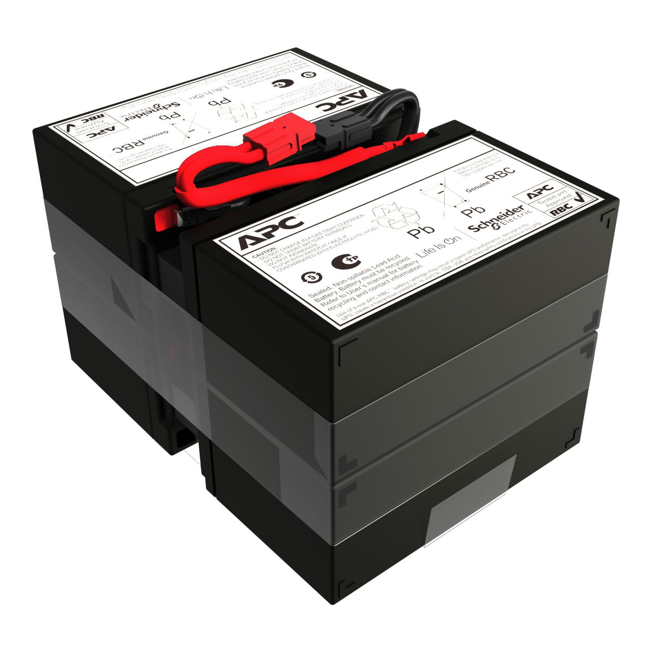 Cartuccia batteria di ricambio APC, VRLA, 7 Ah, 48 V DC, garanzia di 2 anni – Immagine 3 di 4