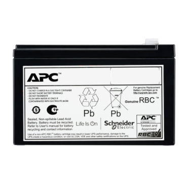 Cartuccia batteria di ricambio APC, VRLA, 9 Ah, 72 V DC, garanzia di 2 anni – Immagine 2 di 4