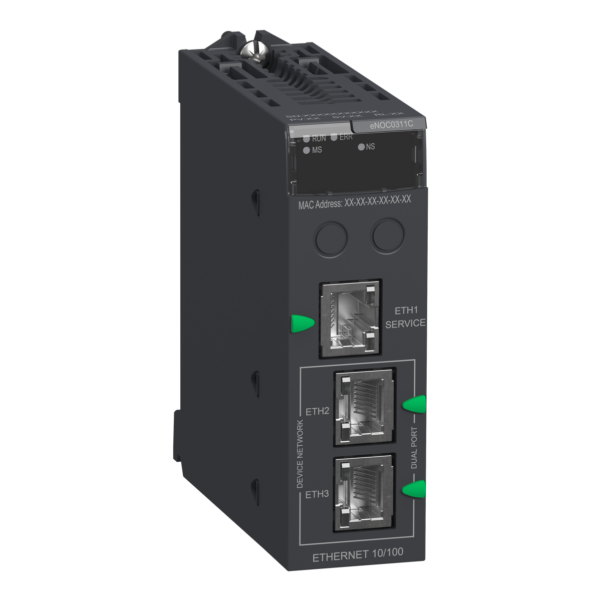 Modulo Ethernet M580 comunicazione Ethernet FactoryCast 3 porte Conformal Coated