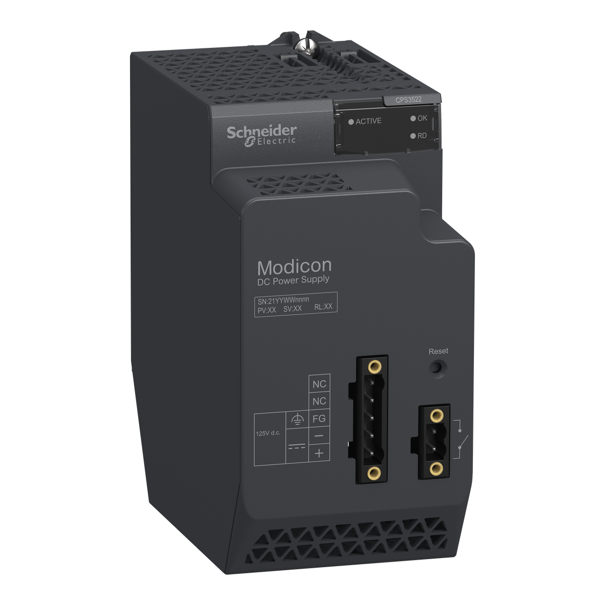 Alimentatore,  Ridondato, 125V DC